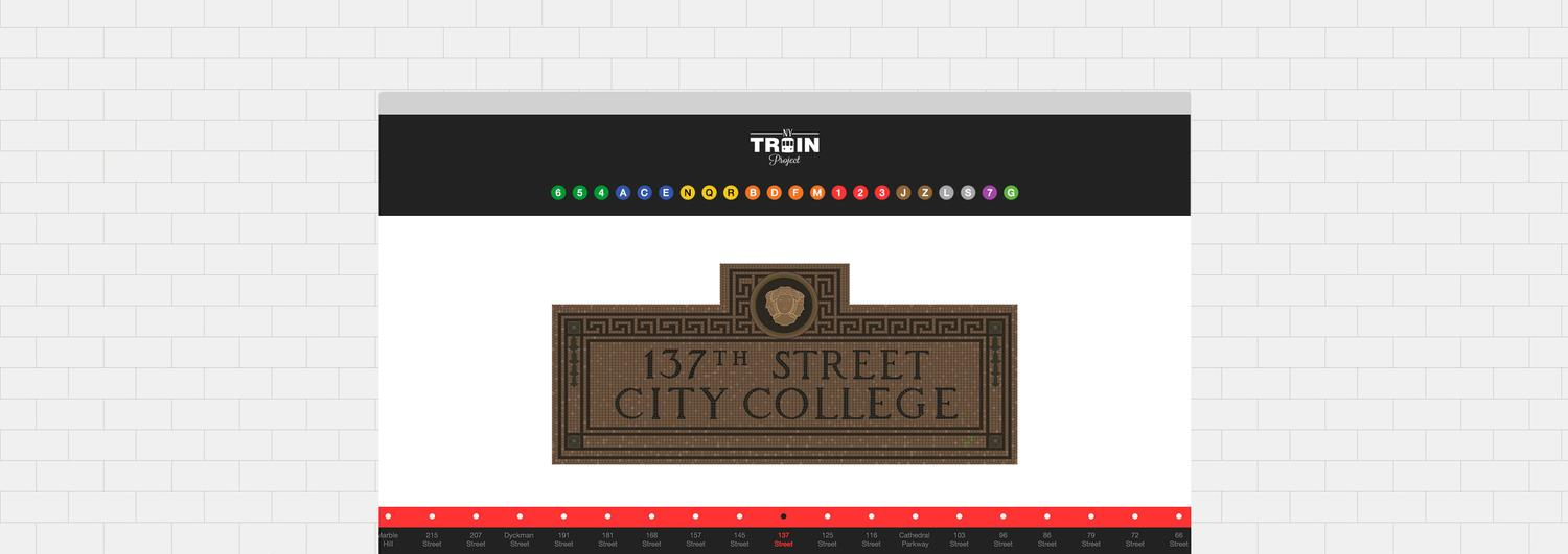 NY Train Project — hero
