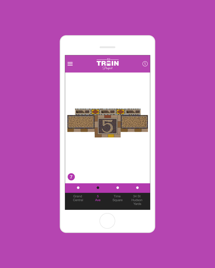 NY Train Project — mobile app browse