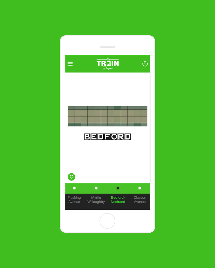 NY Train Project — mobile app detail