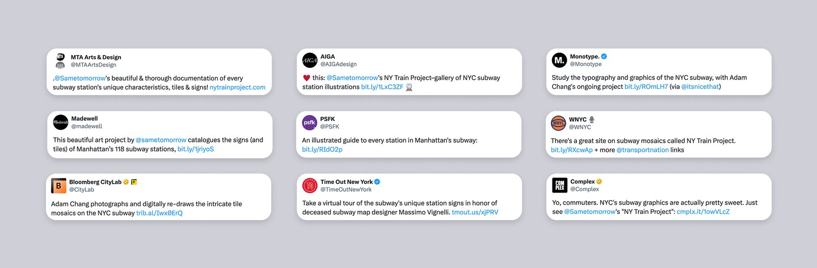 NY Train Project — press quotes