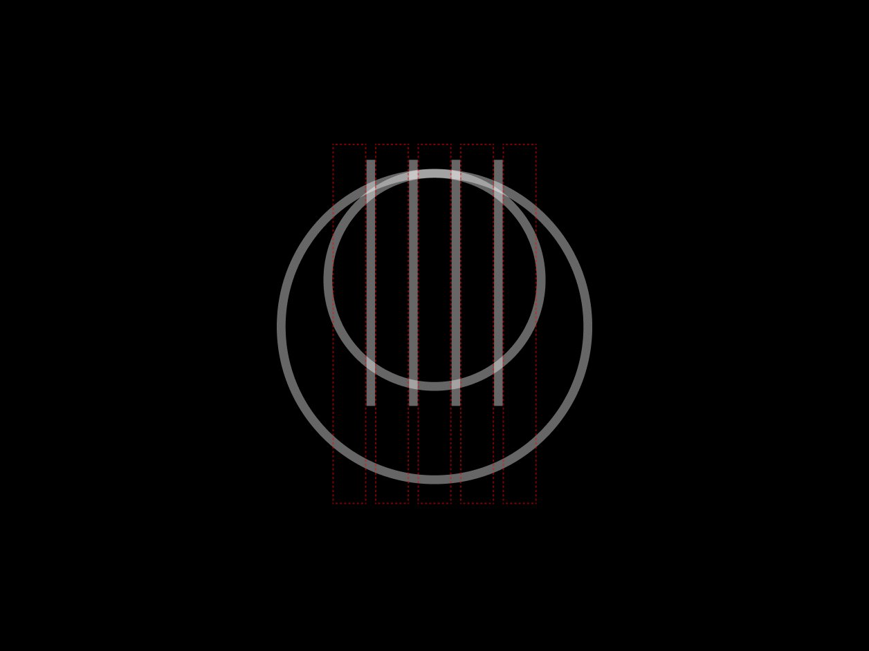 Oxrow logomark construction